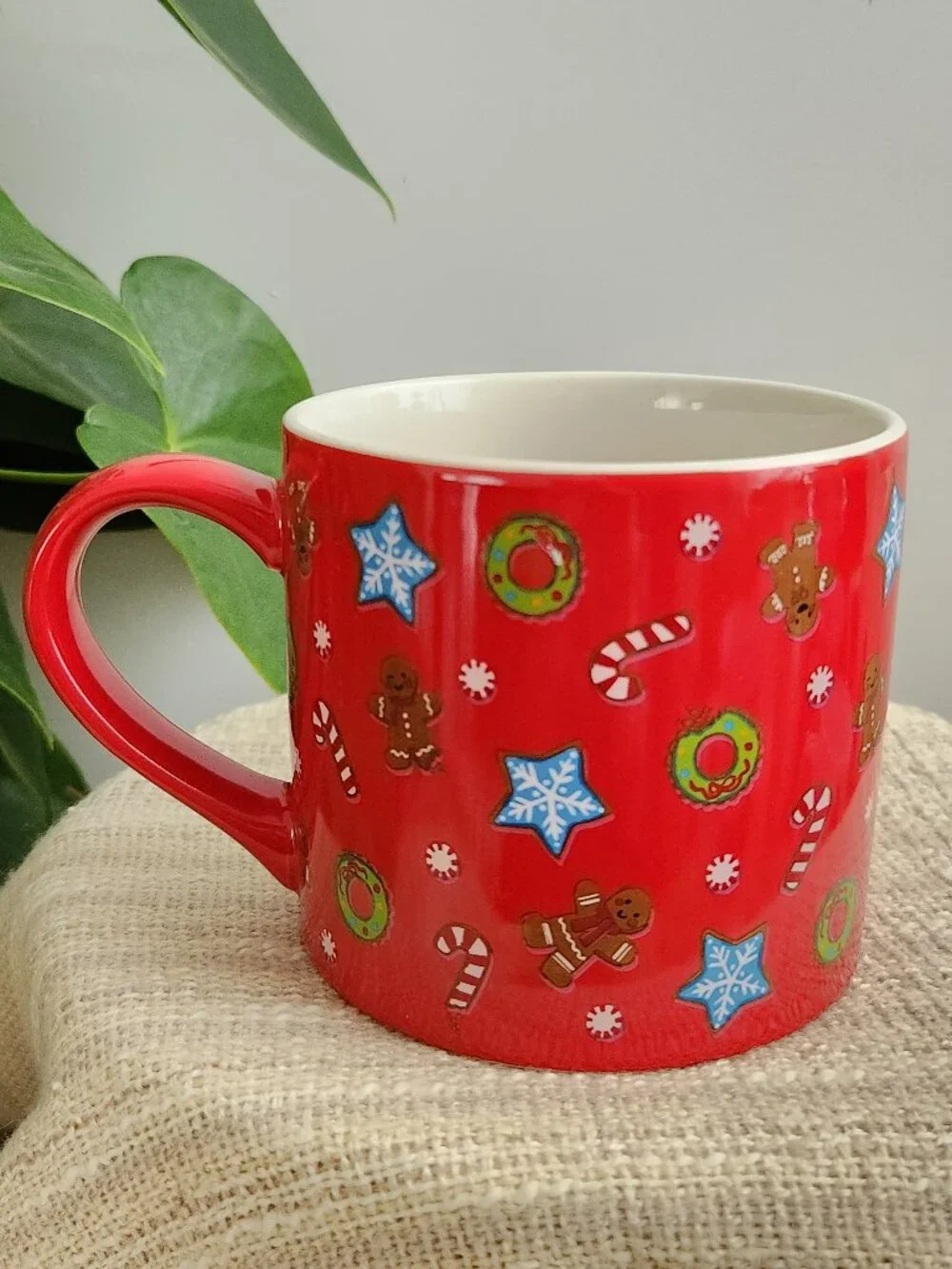 Wondershop Holiday Stoneware Mug Target Red Candy Peppermint Cup
